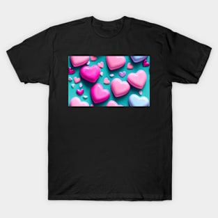 Seamless Valentine's Day Patterns VIII T-Shirt